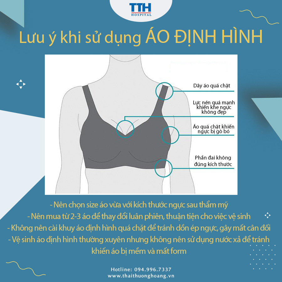 Lưu ý khi sử dụng áo định hình