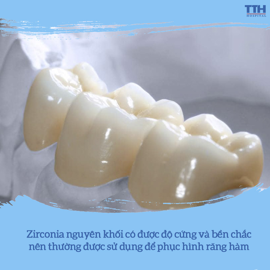 Các loại răng toàn sứ Zirconia