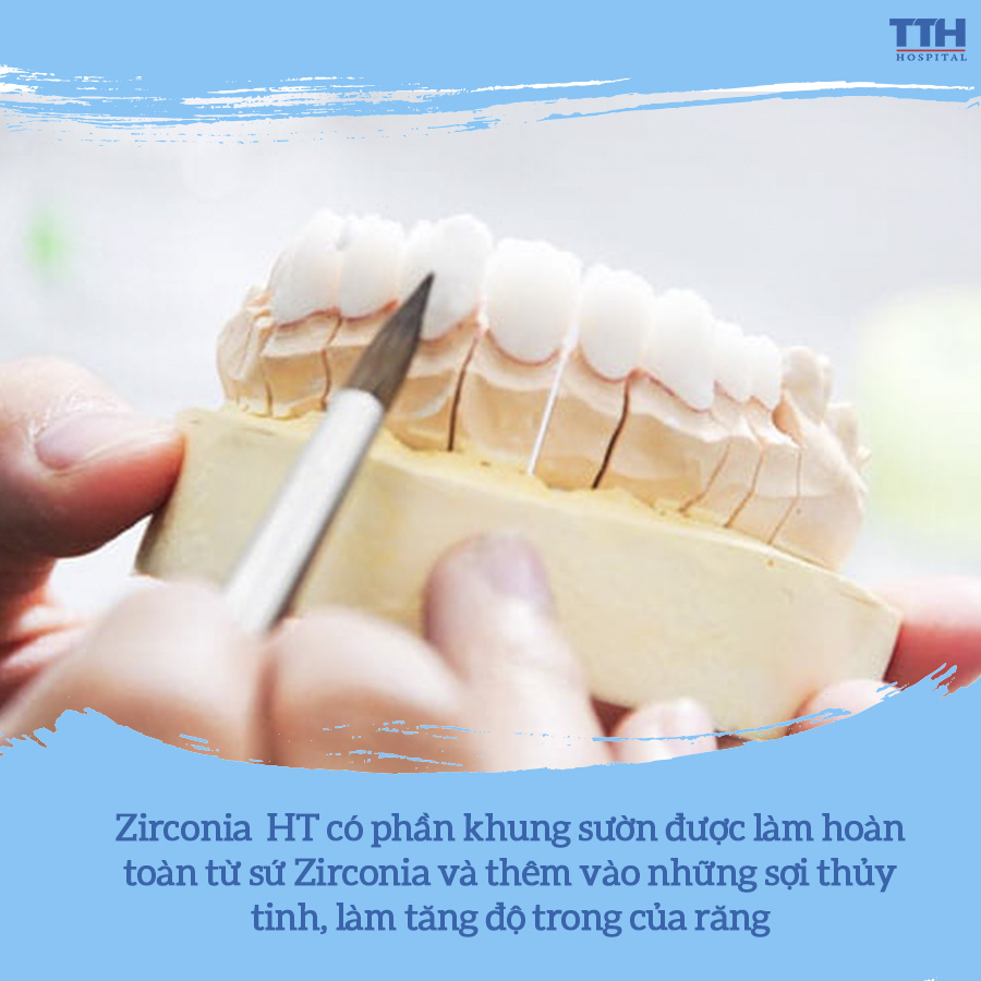 Răng sứ Zirconia HT (Layered Zirconia)