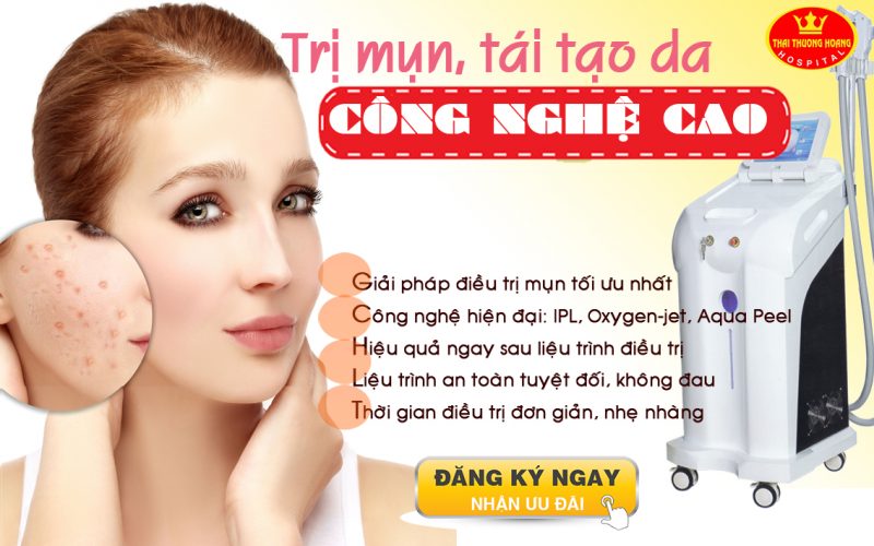 Trị mụn tái tạo da công nghệ cao