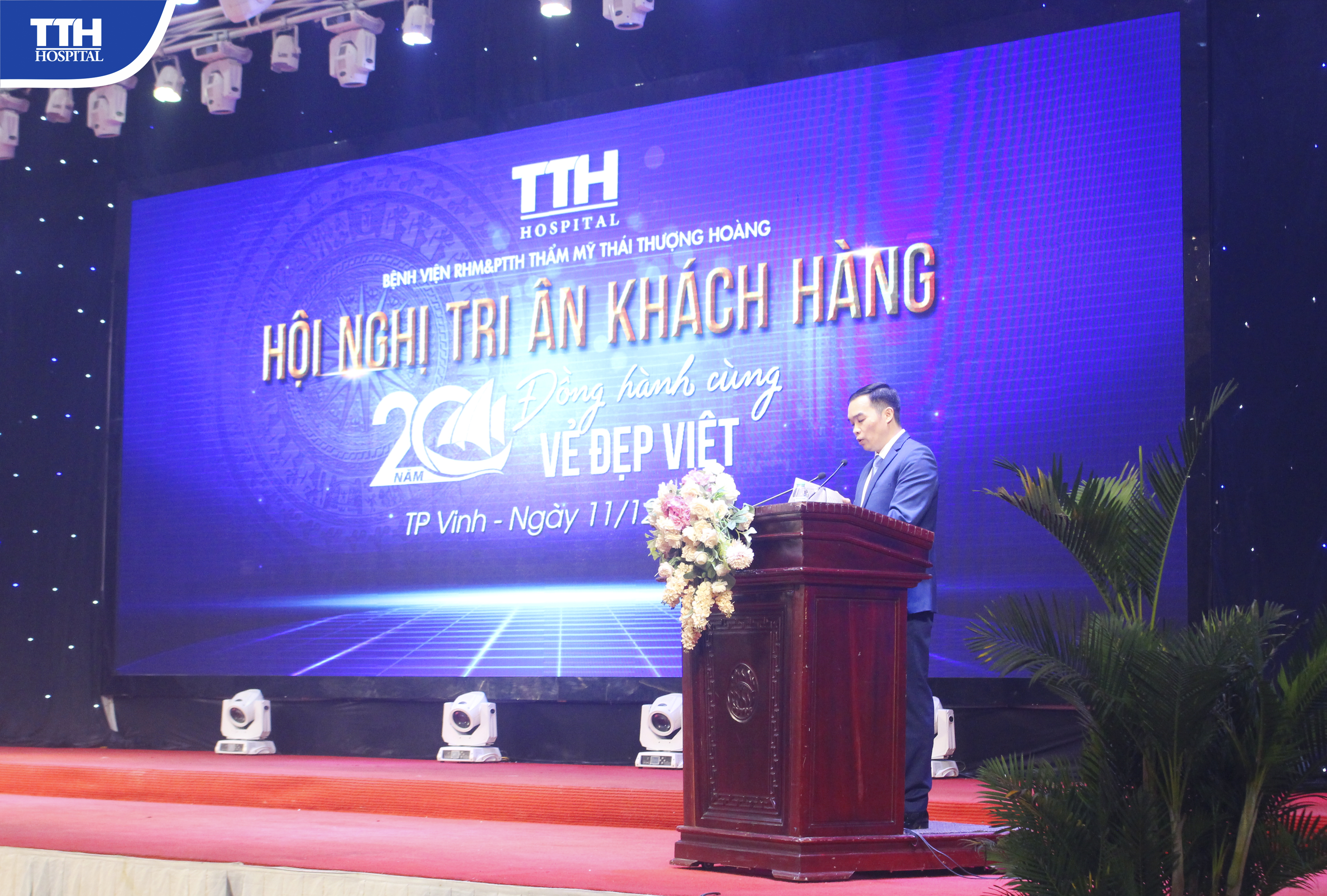 TS.BSCKII Thái Doãn Thắng - TGĐ Bệnh viện Thái Thượng Hoàng phát biểu tại Hội nghị