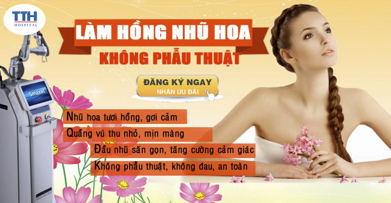 làm hồng nhũ hoa