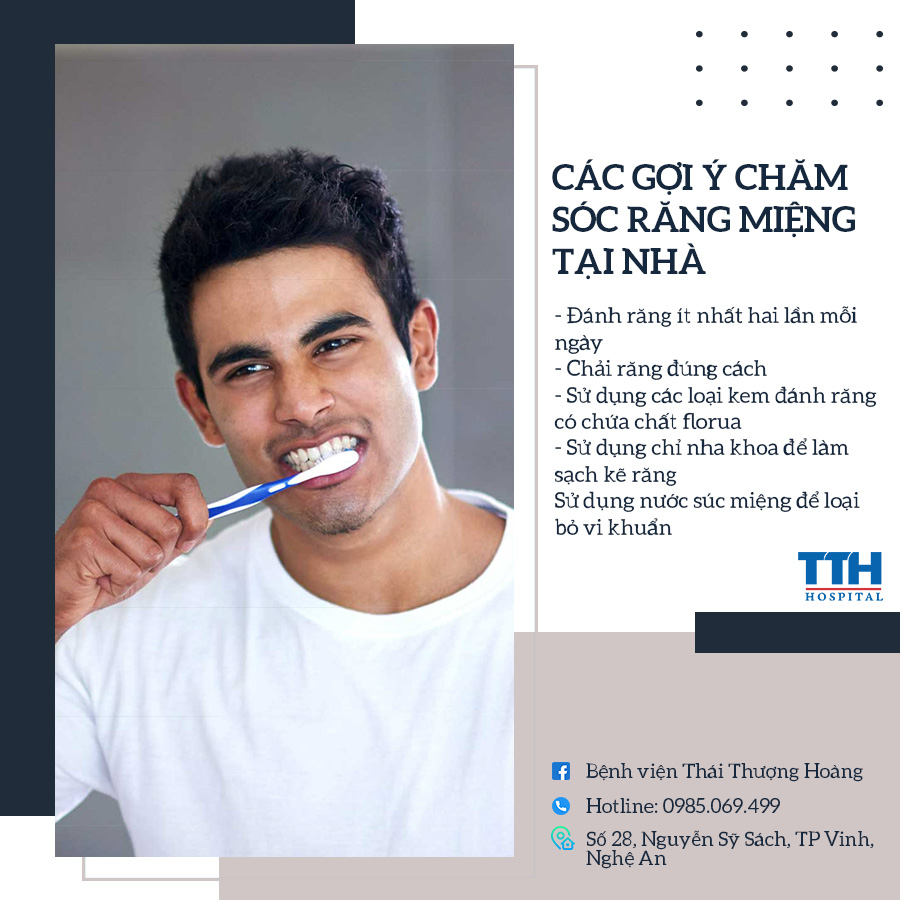 Chăm sóc răng miệng đúng cách tại nhà sẽ giúp hạn chế các bệnh lý về răng, nướu