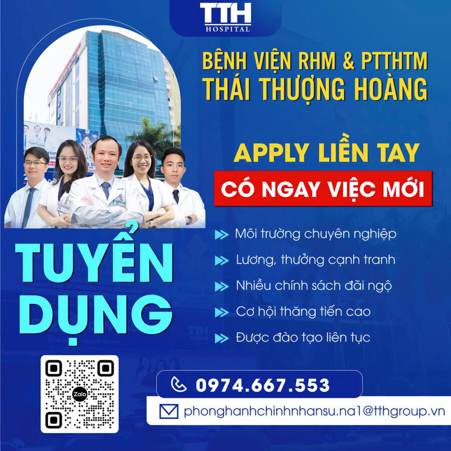 Bệnh viện RHM và PTTHTM Thái Thượng Hoàng cam kết mang đến cho nhân viên