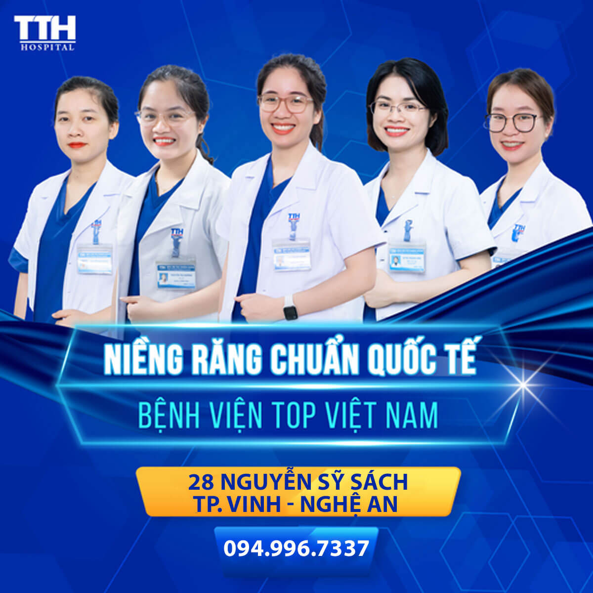  Đội ngũ y bác sĩ hàng đầu với nhiều năm kinh nghiệm trong lĩnh vực niềng răng