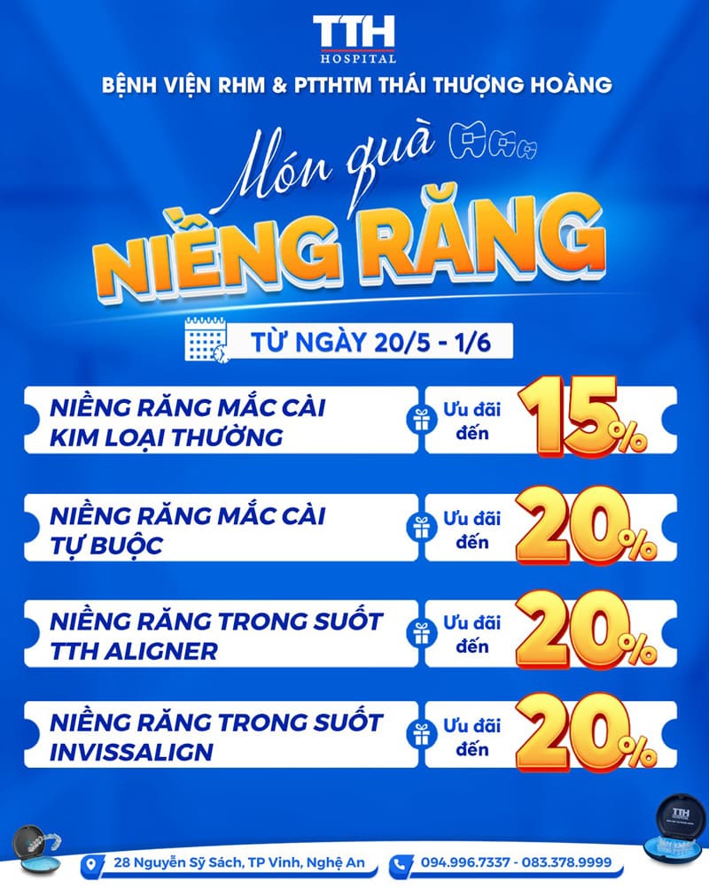 CHI TIẾT ƯU ĐÃI NIỀNG RĂNG TUẦN VÀNG 2025