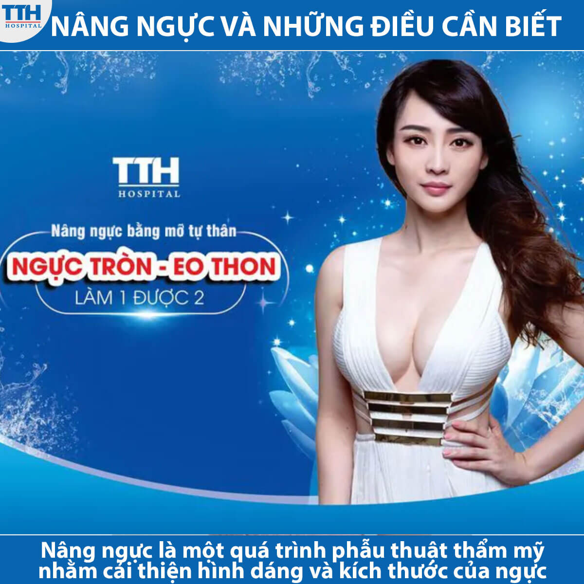 Nâng ngực là một quá trình phẫu thuật thẩm mỹ nhằm cải thiện hình dáng và kích thước của ngực
