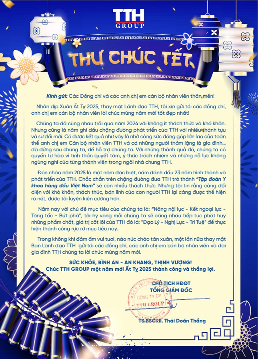 Nội dung thư chúc tết 2025
