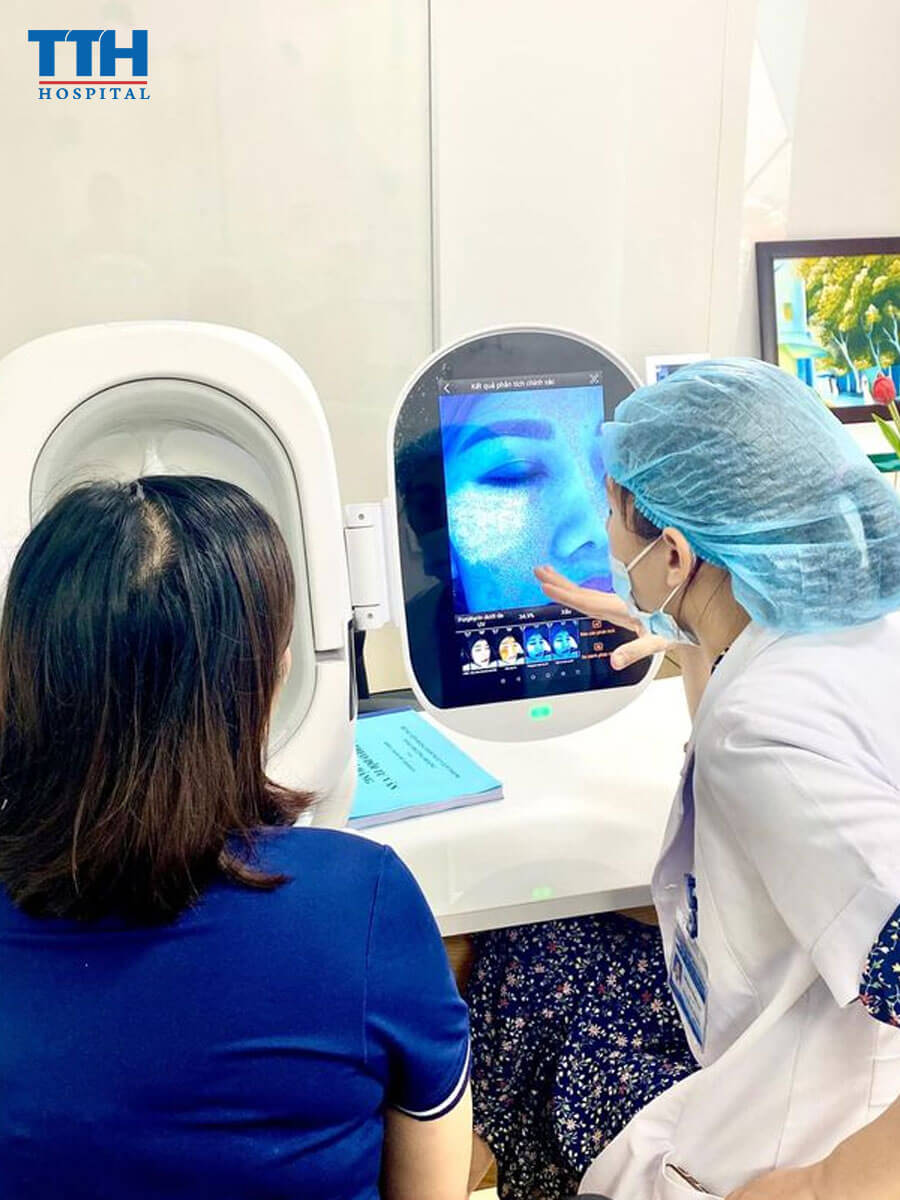 Quy trình peel da tại khoa Thẩm mỹ nội khoa của bệnh viện Thái Thượng Hoàng