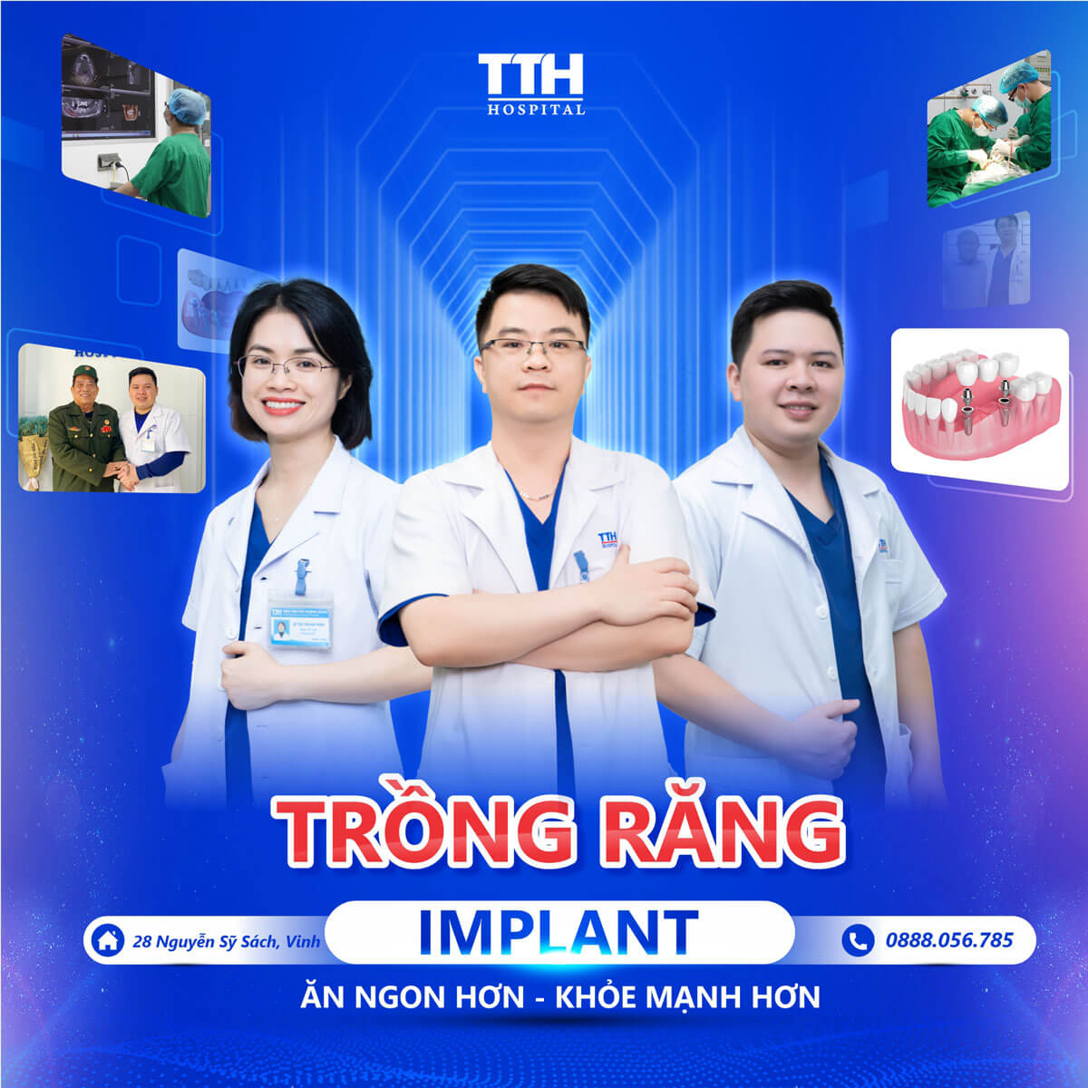 Bệnh viện Thái Thượng Hoàng là địa chỉ cấy ghép Implant tại Vinh, Nghệ An tốt nhất