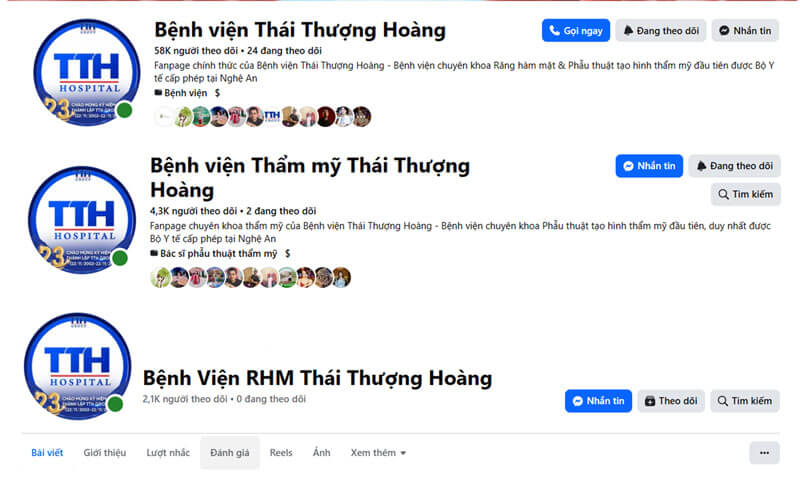 Thông tin chính thống của Bệnh viện Thái Thượng Hoàng