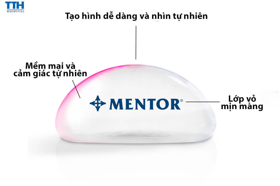 Ưu điểm của túi ngực Mentor