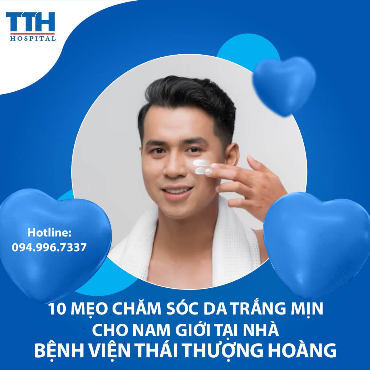 10 mẹo chăm sóc da trắng mịn cho nam giới tại nhà