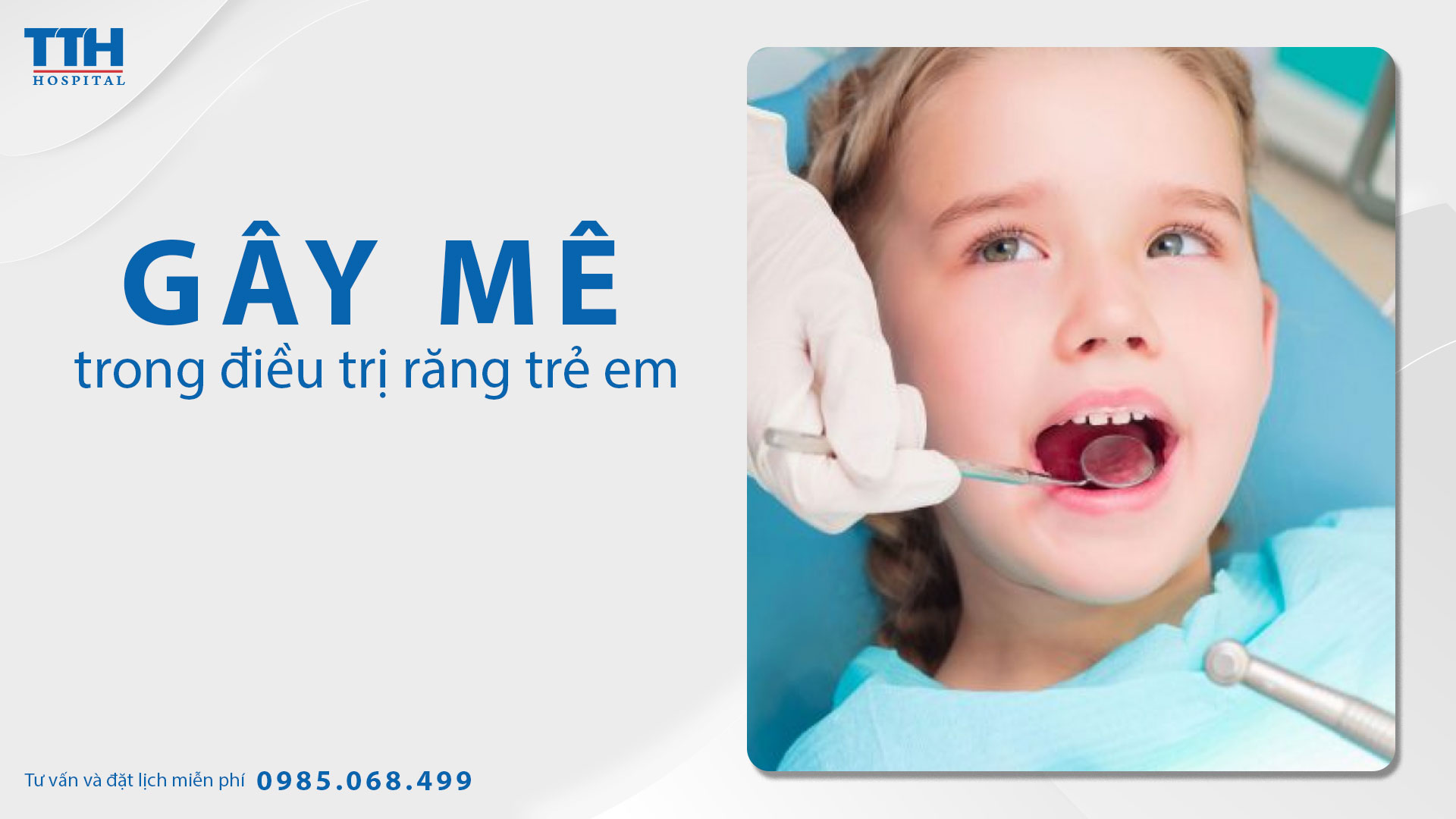 Gây mê điều trị răng cho trẻ là gì? Nên hay không nên?