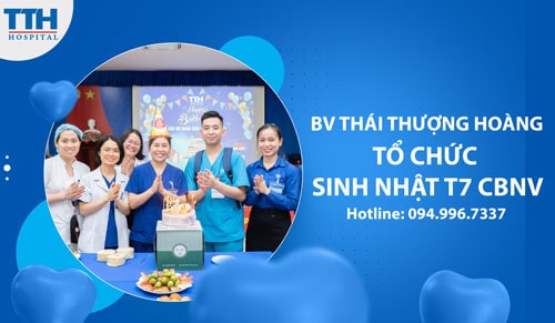 Sinh nhật thâng 7 của CBNV bệnh viện Thái Thượng Hoàng