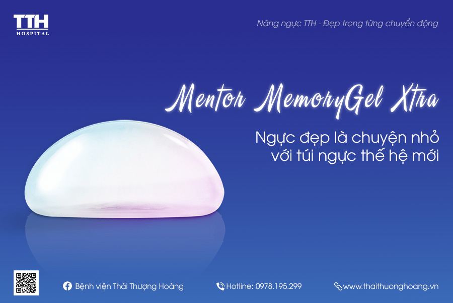 Mentor MemoryGel Xtra - Túi ngực thế hệ mới
