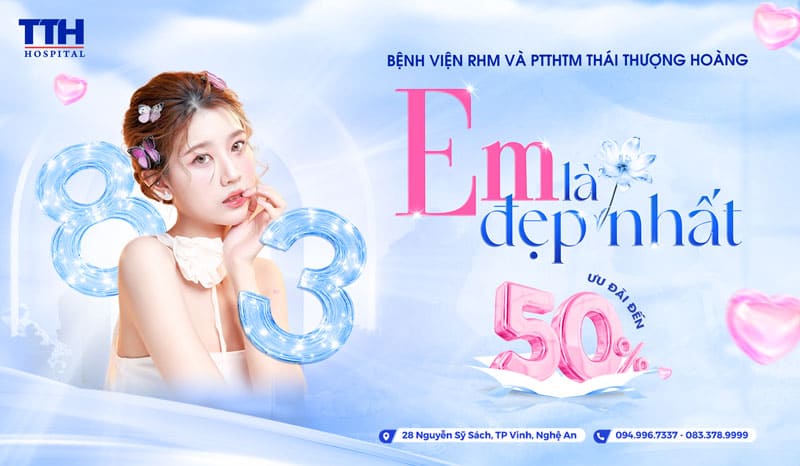 CHƯƠNG TRÌNH ƯU ĐÃI 8/3 - EM LÀ ĐẸP NHẤT