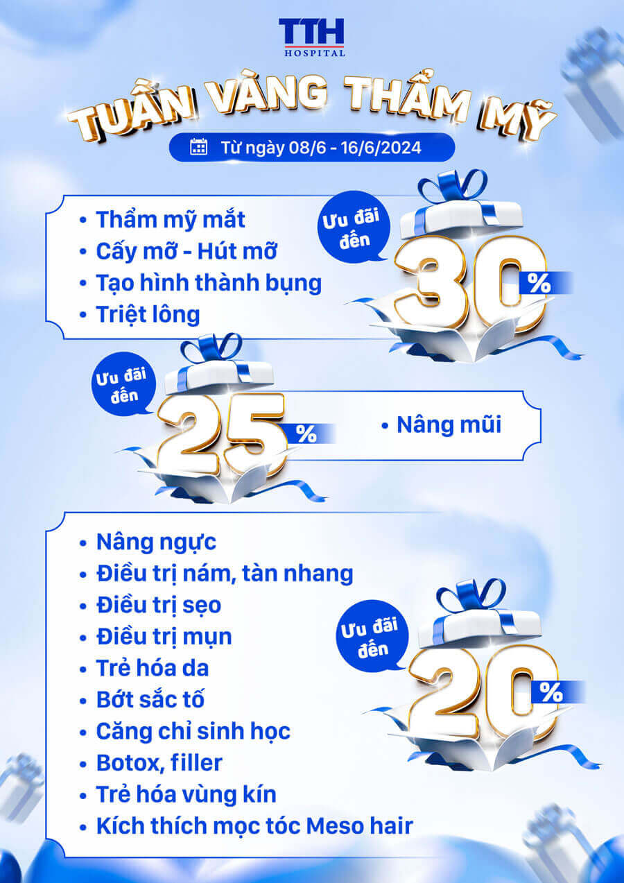 Tuần Vàng Thẩm Mỹ: Tặng Đến 27 Triệu
