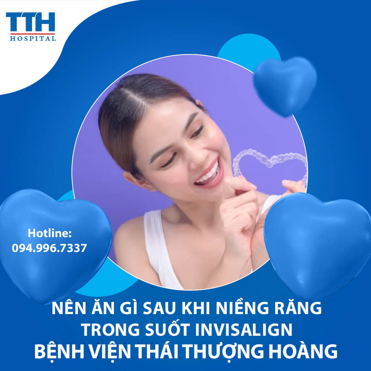 Nên ăn gì sau khi niềng răng trong suốt INVISALIGN