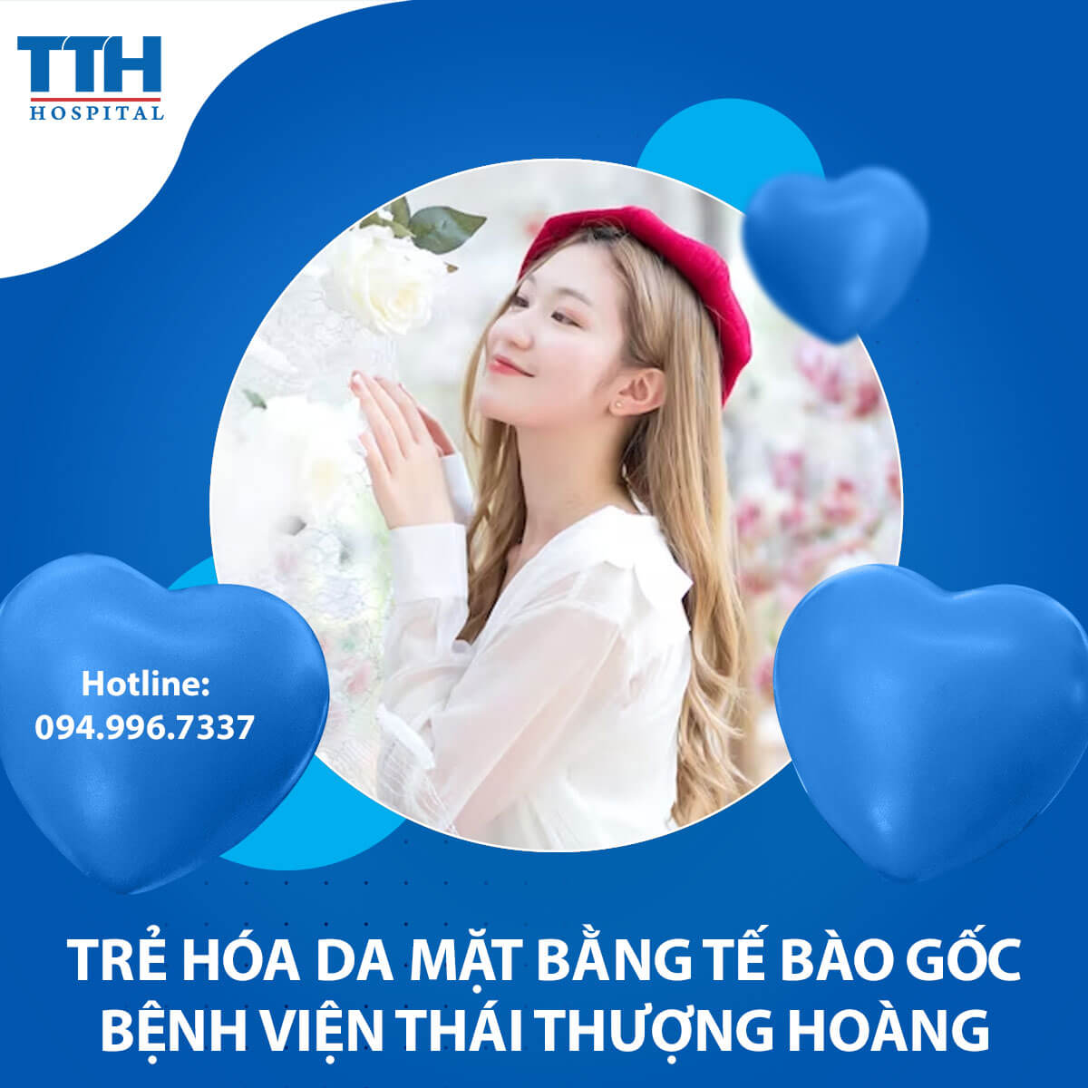 Trẻ hóa da mặt bằng tế bào gốc – Bí quyết trẻ mãi không già